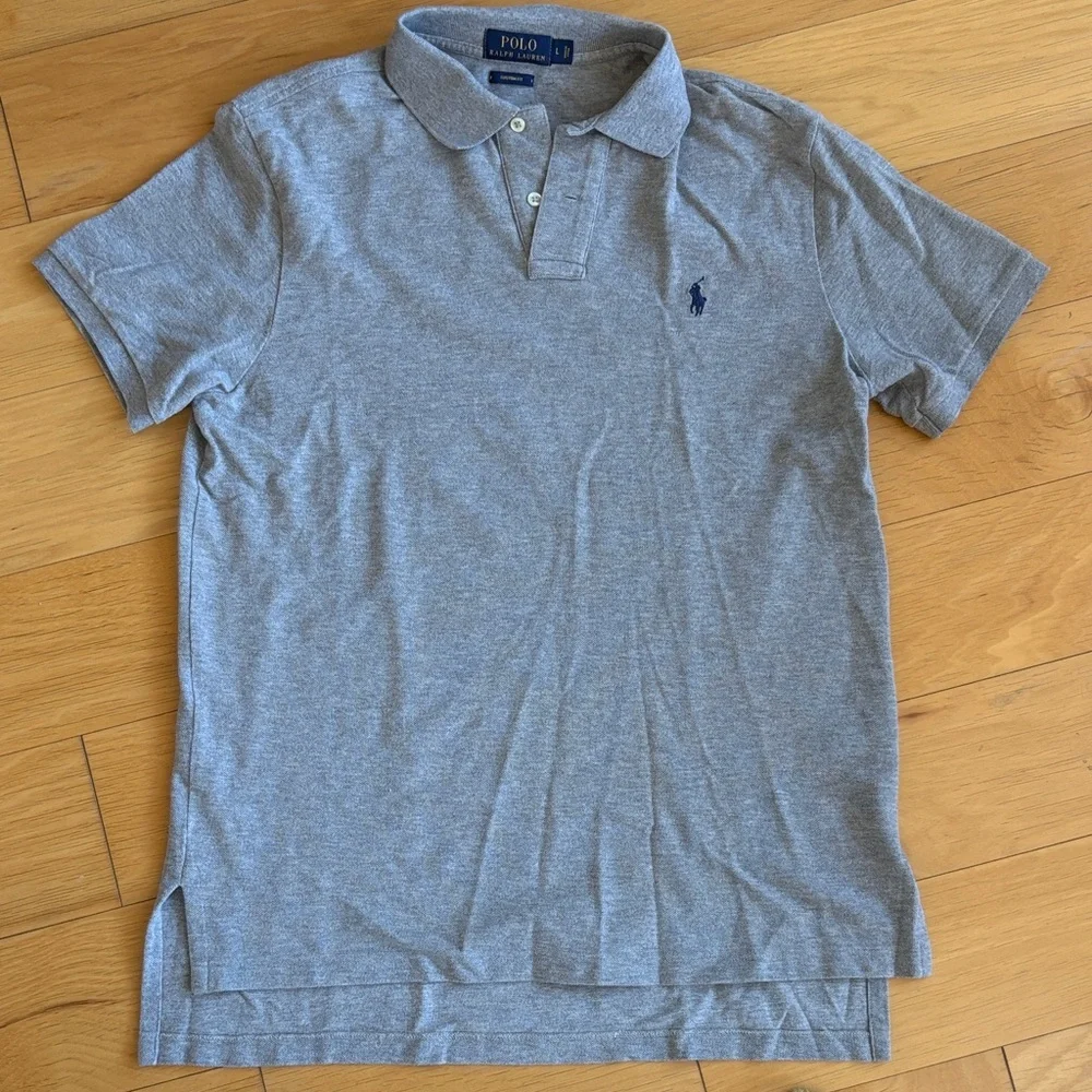 Ralph Lauren Light Gray Polo Shirt